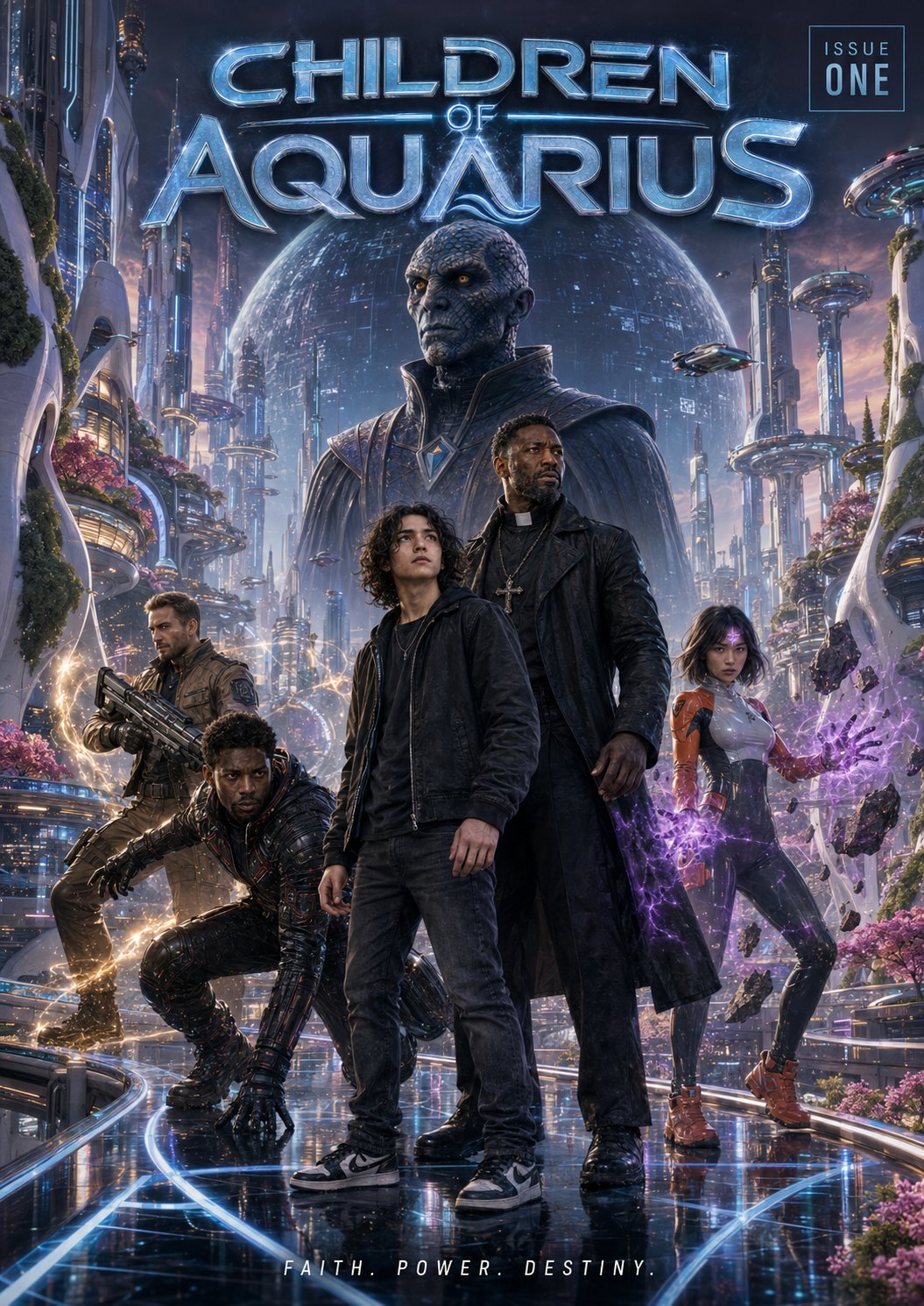 Children of Aquarius Issue 1 — Variant B